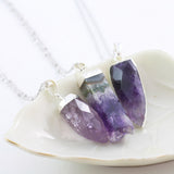 Adore Gemstone Collection - Amethyst Necklace - Soul Made Boutique