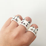 Quirky Fun Collection - Ceramic Cat Ring