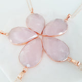 Adore Gemstone Collection - Rose Quartz Necklace