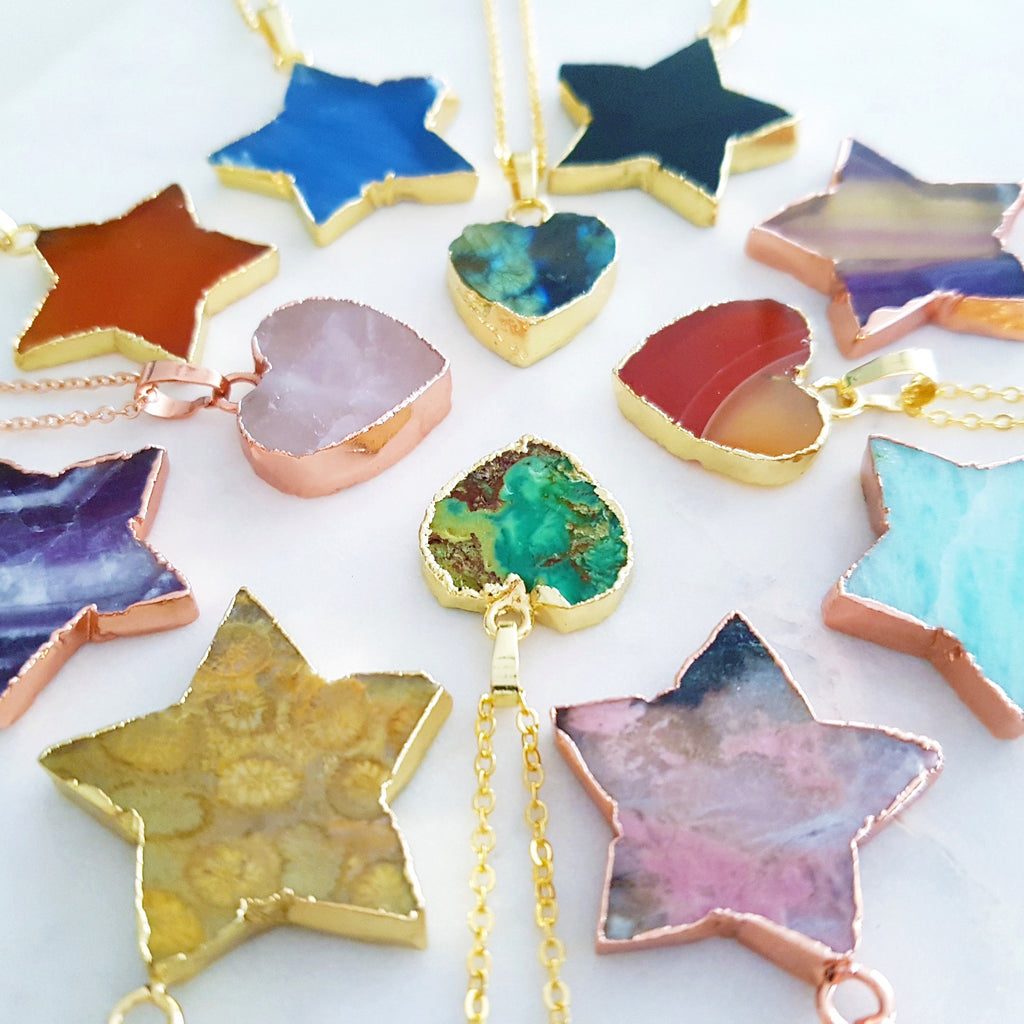 Adore Gemstone Collection -  Wishing Star Necklace
