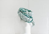 Hand Dyed Rustic Braided Scarf