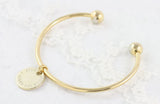 Amor Personalised Collection - Bangle Large Disc - Soul Made Boutique