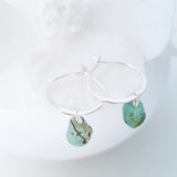 Adore Gems Collection - Sterling Silver Earrings Chrysoprase