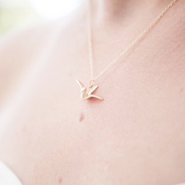 Amor Personalised Collection - Necklace Origami Crane - Soul Made Boutique