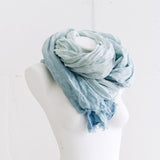 Hand Dyed Linen Scarf